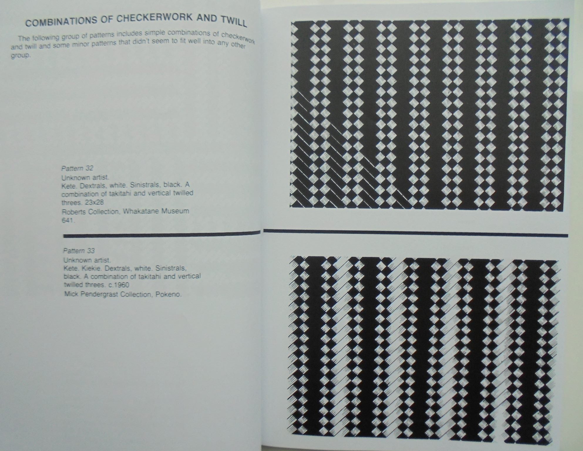 Raranga Whakairo Maori Plaiting Patterns By M. Pendergast. SCARCE. OUT OF PRINT.