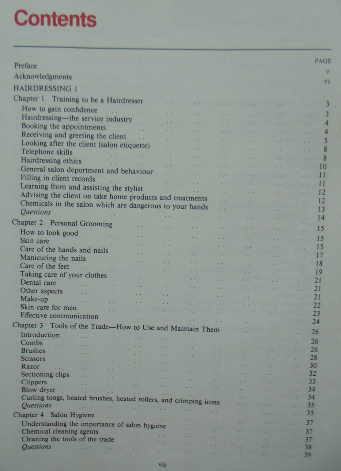 Hairdressing. A Professional Approach. By David Bendell