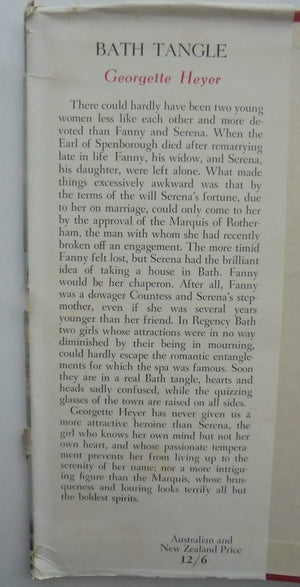 Bath Tangle. First Edition 1955. By Georgette Heyer