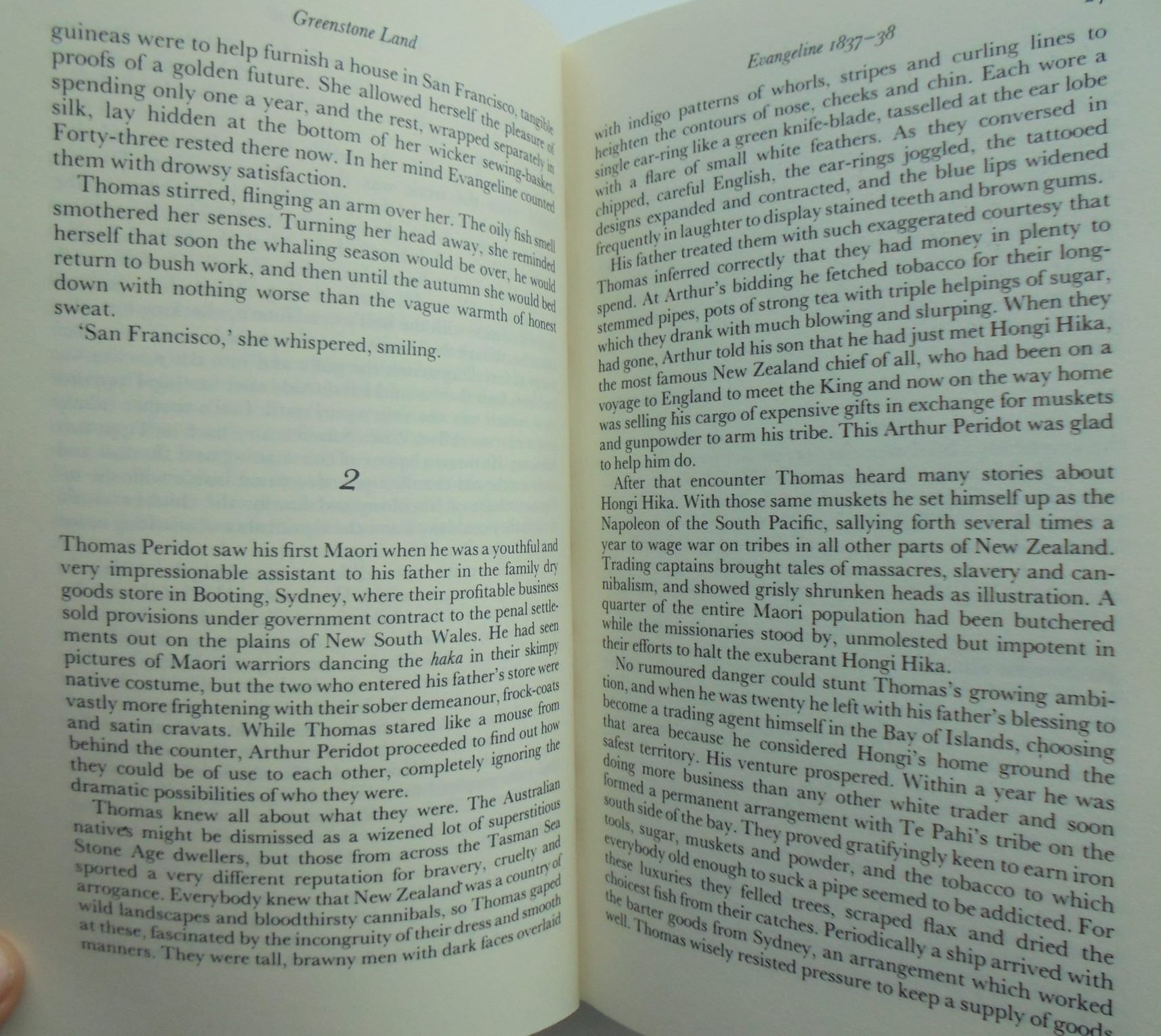 Greenstone Land & Riversong by Yvonne Kalman. A Saga of Early New Zealand. Hardback 1st editions