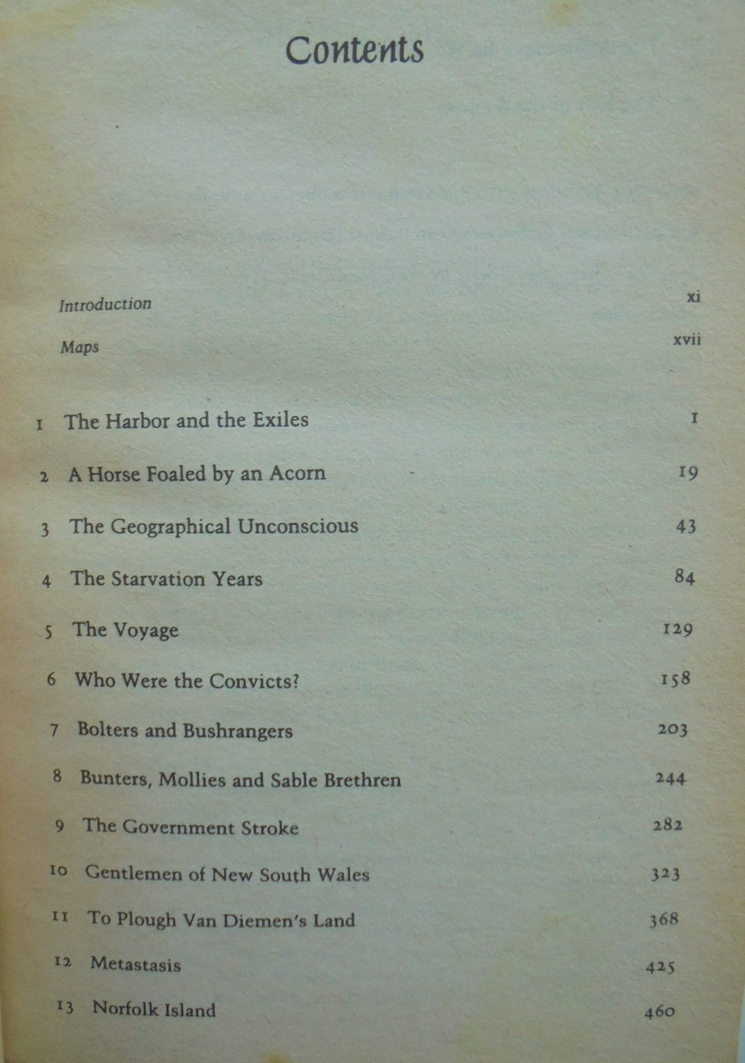 The Fatal Shore History of the Transportation of Convicts to Australia, 1787-1868 By Robert Hughes