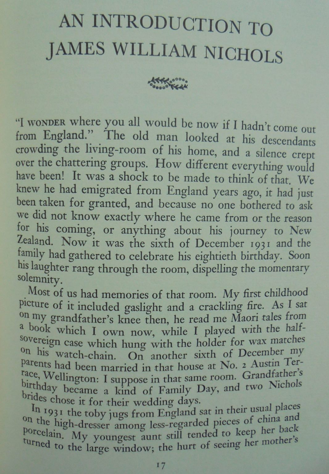 Plum Duff and Cake: The Journal of James Nichols, 1874-5. Author James William Nichols Editor Joyce Ellen Nichols Neill.  SIGNED BY JOYCE NEILL, VERY SCARCE.