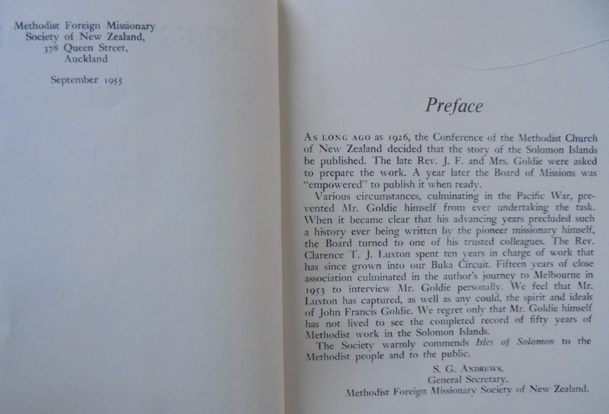 Isles of Solomon: A Tale of Missionary Adventure by C.T.J. Luxton.