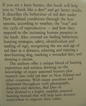 Red Deer in New Zealand. A Complete Hunting Manual. By Roger Lentle, Frank Saxton