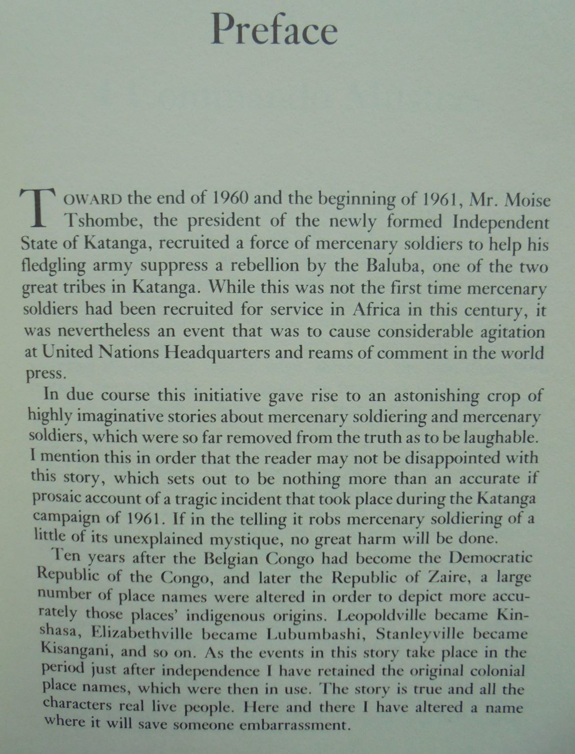 ROAD TO KALAMATA: A Congo Mercenary's Personal Memoir BY Mike Hoare.