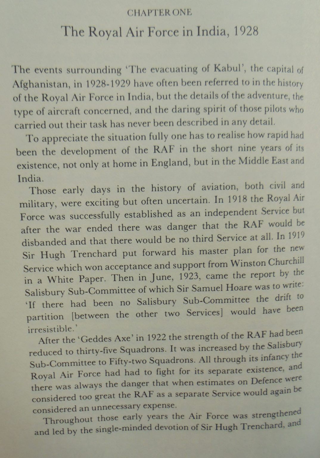 Wings Over Kabul, The First Airlift By Anne Baker and Sir Ronald Ivelaw-Chapman.