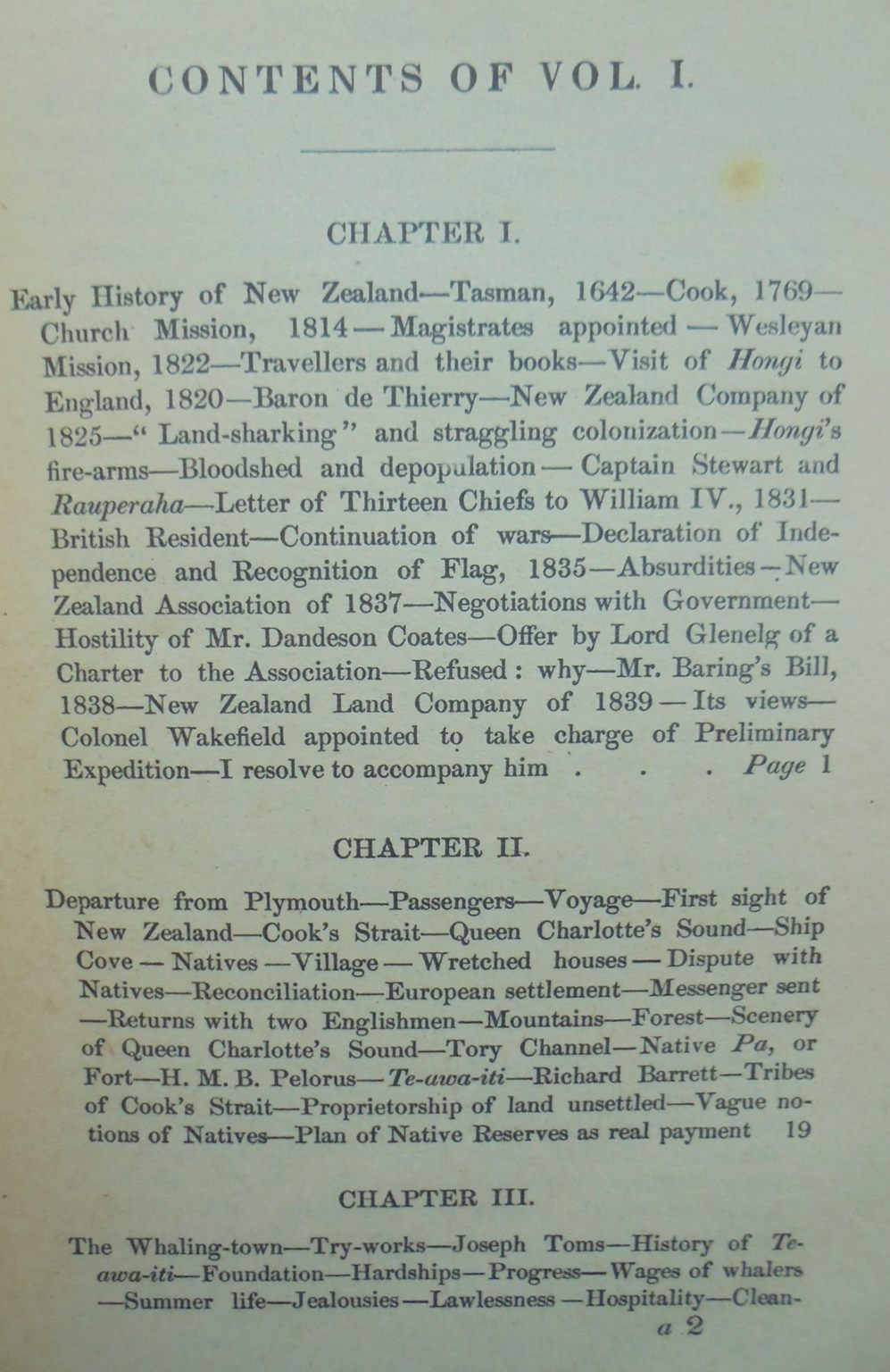 Adventure in New Zealand. from 1839 to 1844. Vol. 1 and 2 by E.J. Wakefield.