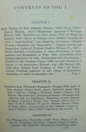 Adventure in New Zealand. from 1839 to 1844. Vol. 1 and 2 by E.J. Wakefield.