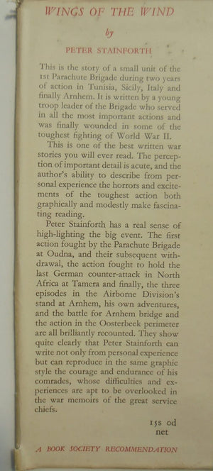 Wings of the Wind. By Peter Stainforth - Hardback 1st edition (1952)