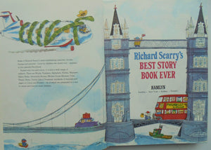 Richard Scarry books. (Eight)