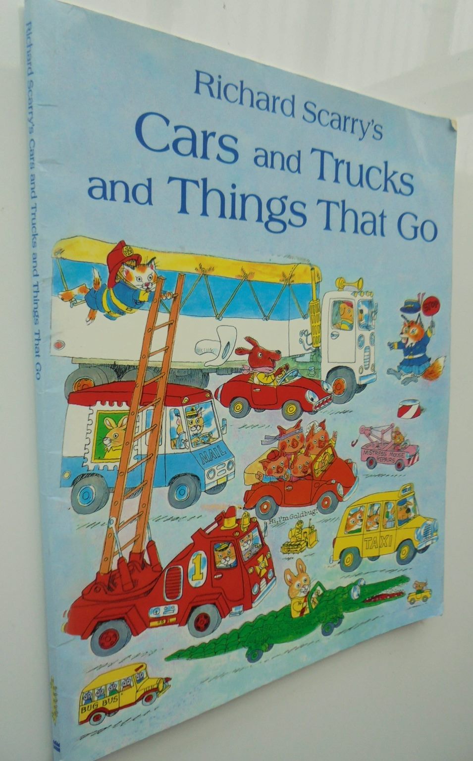 Richard Scarry books. (Eight)