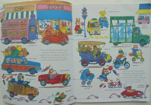 Richard Scarry books. (Eight)