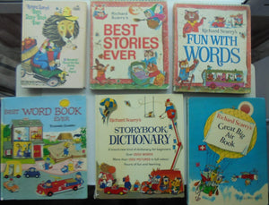 Vintage Richard Scarry 1970's. Nine books