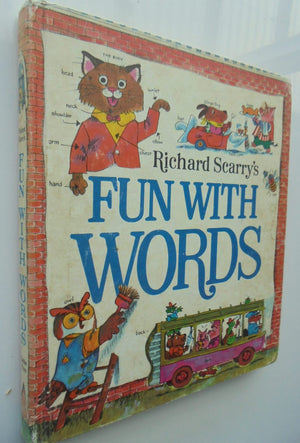 Vintage Richard Scarry 1970's. Nine books