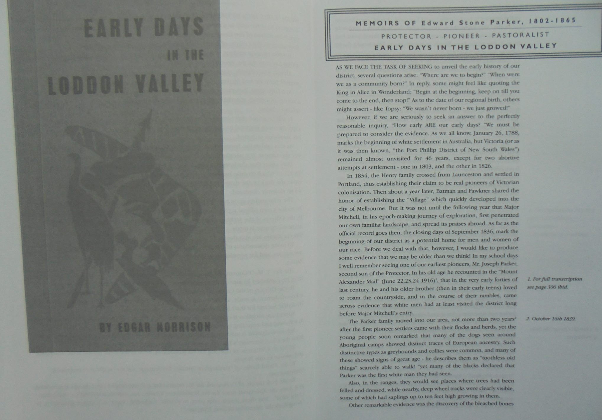 A Successful Failure. A Trilogy. The Aborigines and Early Settlers by Edgar Morrison,[Geoff Morrison (ed.)].