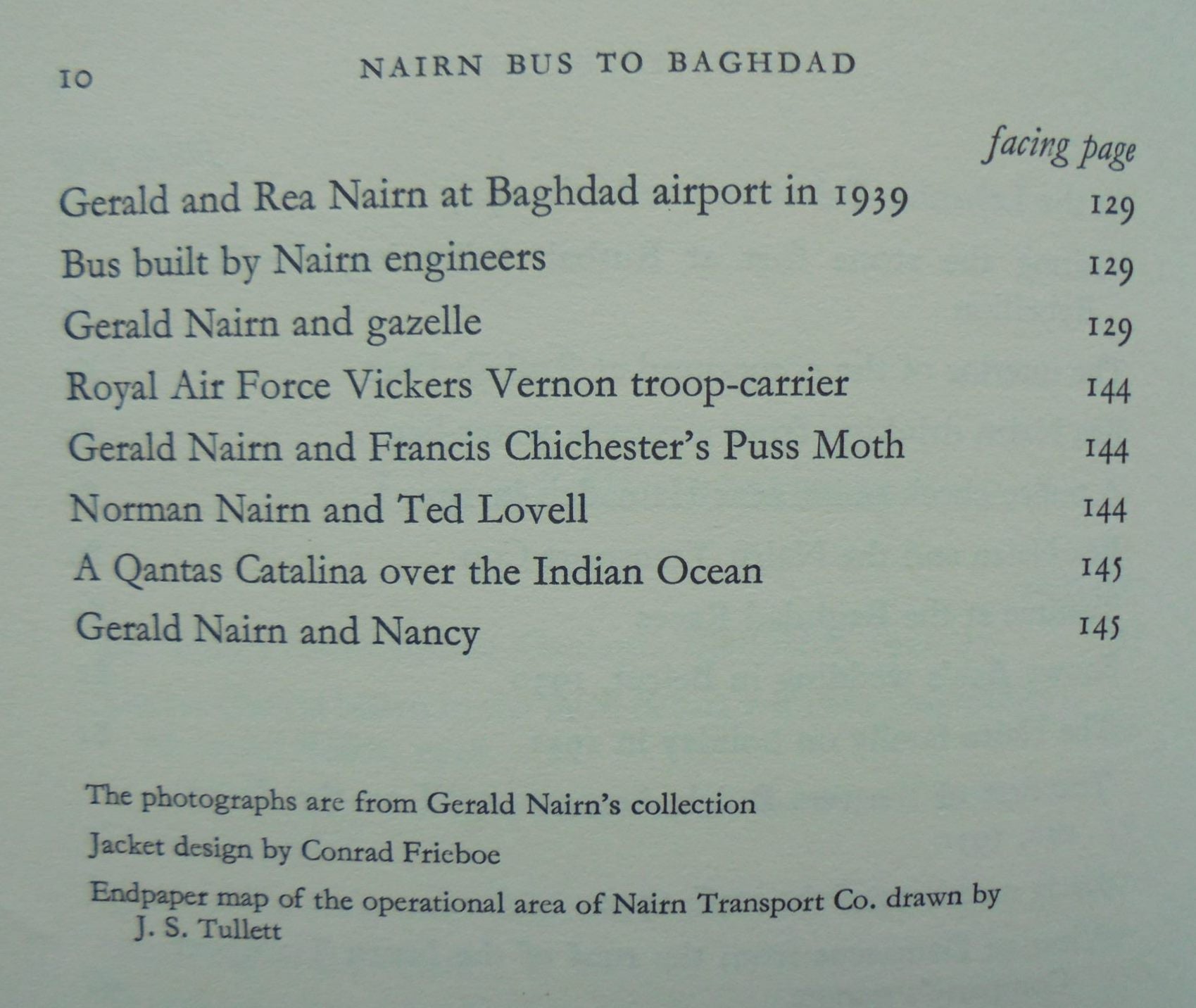 Nairn Bus to Baghdad : The Story of Gerald Nairn by J.S. Tullett.