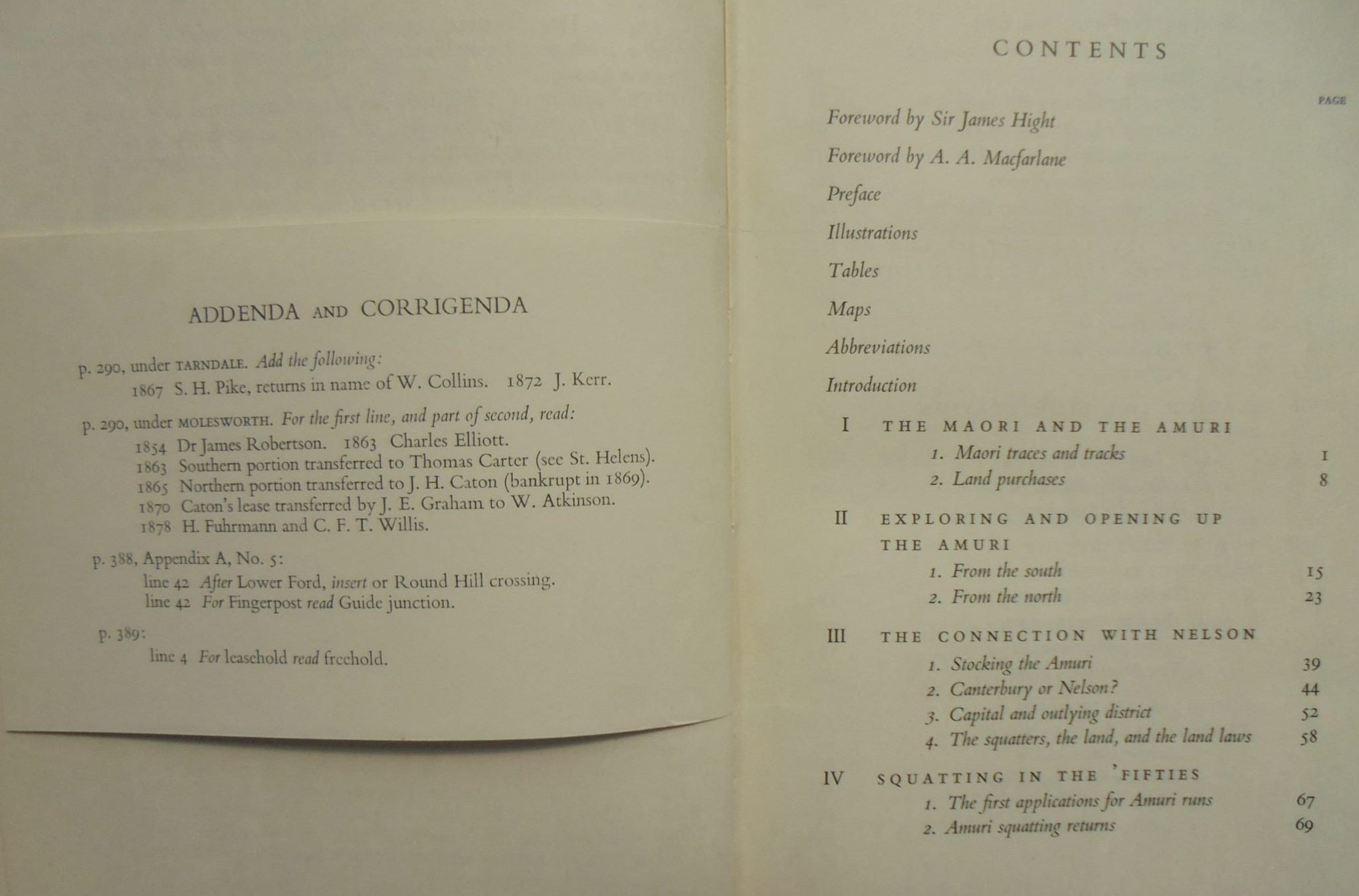 The Amuri, A County History. By W.J. Gardner