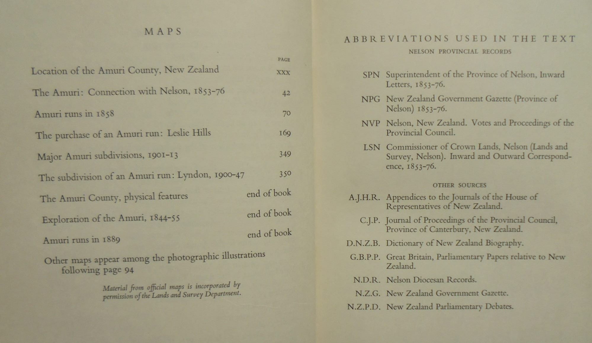 The Amuri, A County History. By W.J. Gardner