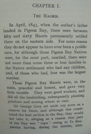 Earliest Canterbury. Reminiscences of ( Principally Banks' Peninsula ) and Its Settlers by James Hay.