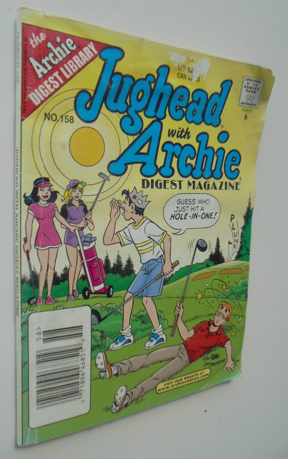 Jughead With Archie. Digest Magazine no's 152, 158, 160. (3 magazines)