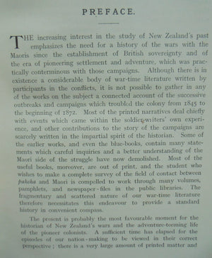 The New Zealand Wars A History of the Maori Campaigns and the Pioneering Period Vol. I (1845 - 1864) by James Cowan.