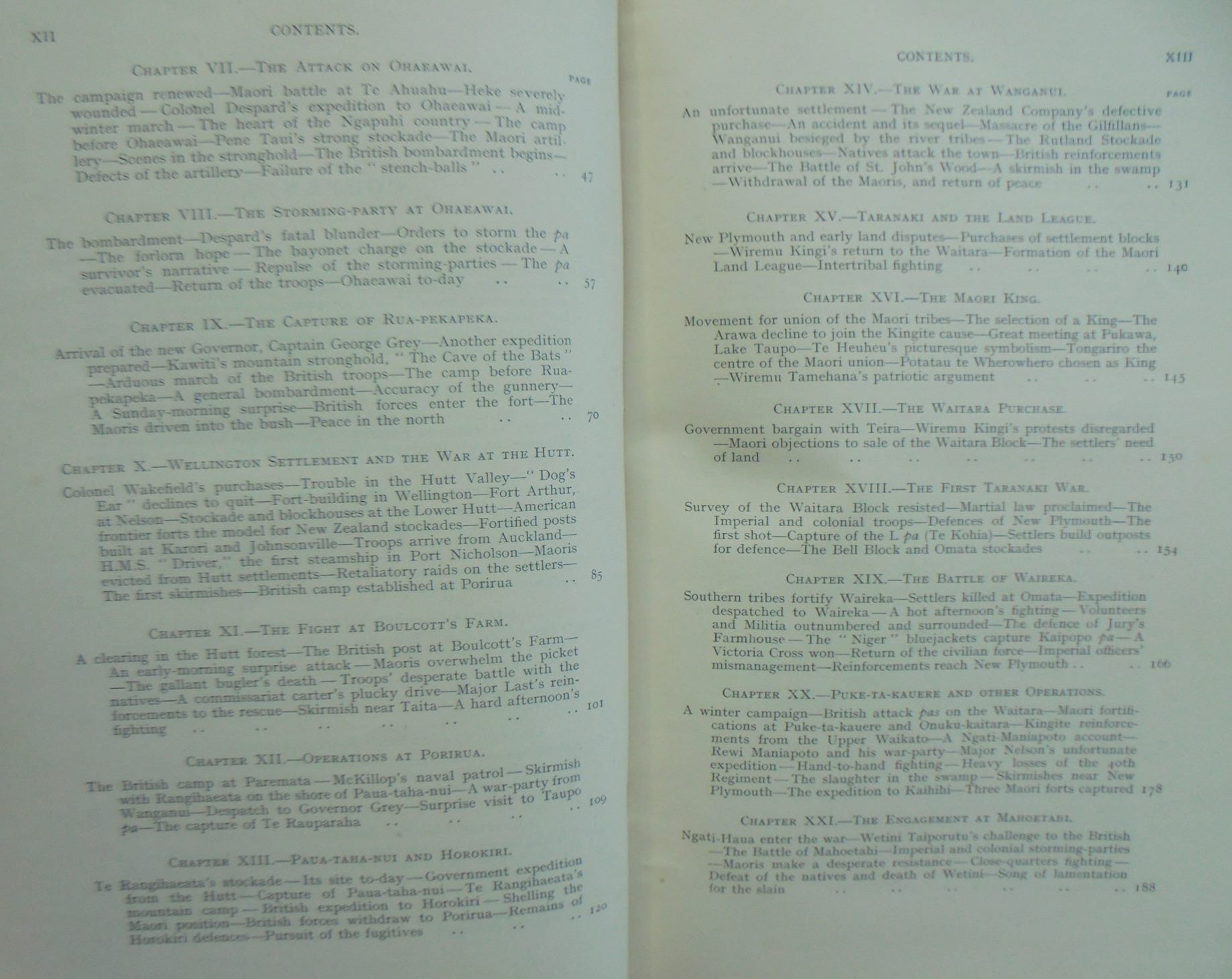 The New Zealand Wars A History of the Maori Campaigns and the Pioneering Period Vol. I (1845 - 1864) by James Cowan.