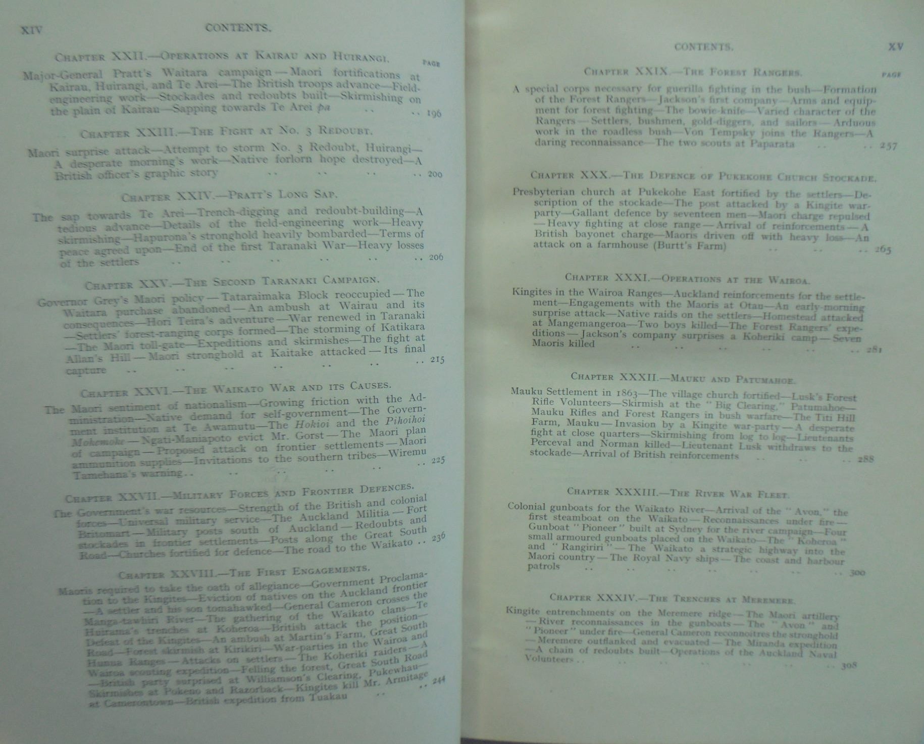 The New Zealand Wars A History of the Maori Campaigns and the Pioneering Period Vol. I (1845 - 1864) by James Cowan.