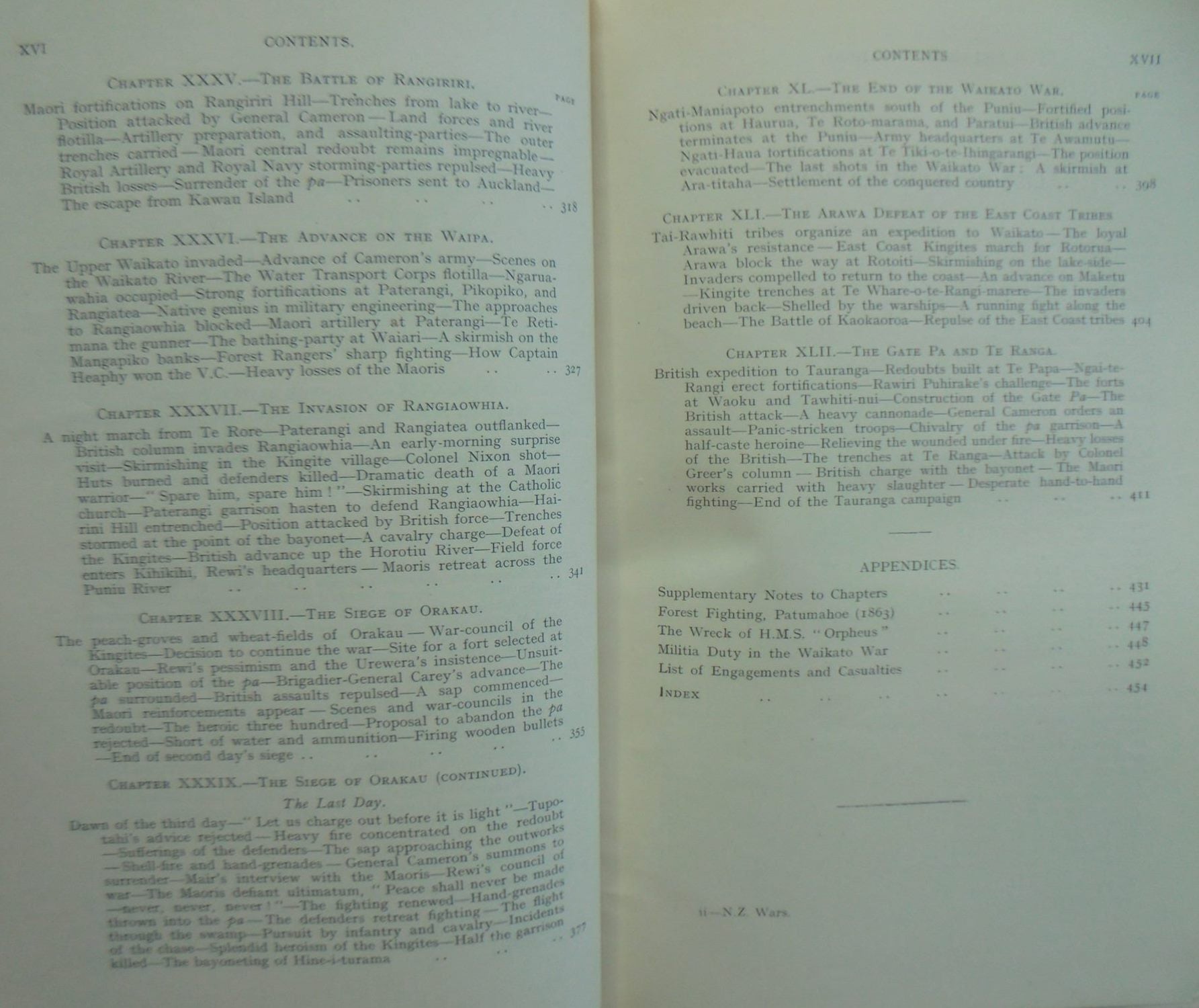 The New Zealand Wars A History of the Maori Campaigns and the Pioneering Period Vol. I (1845 - 1864) by James Cowan.