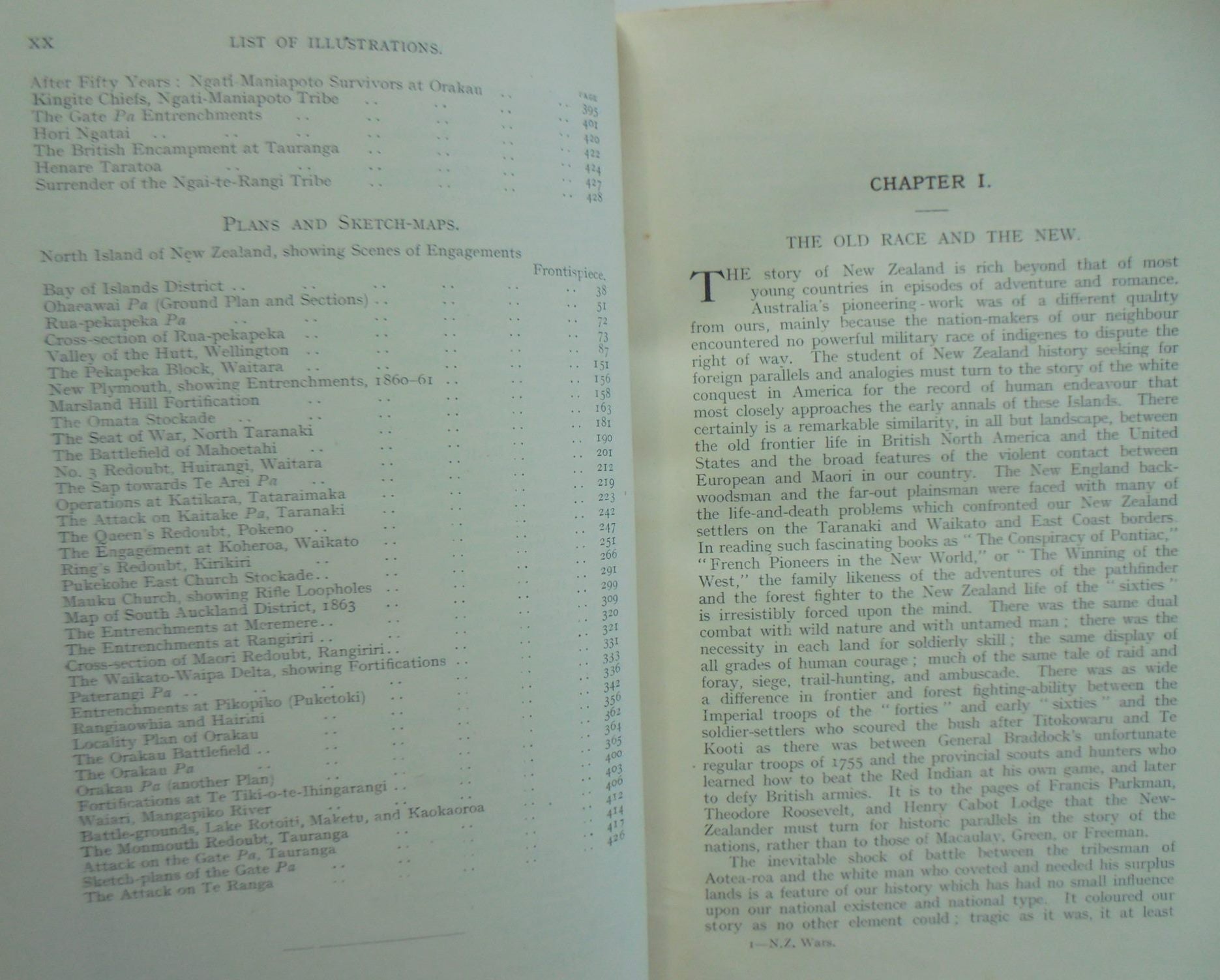 The New Zealand Wars A History of the Maori Campaigns and the Pioneering Period Vol. I (1845 - 1864) by James Cowan.