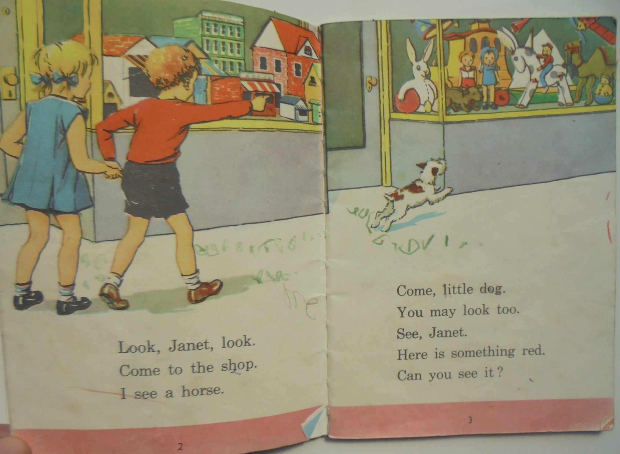 Vintage Janet and John - circa 1949 (three books)