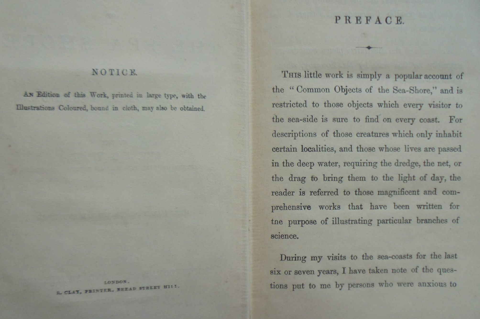 The Common Objects Of The Sea Shore : Including Hints For An Aquarium. 1859