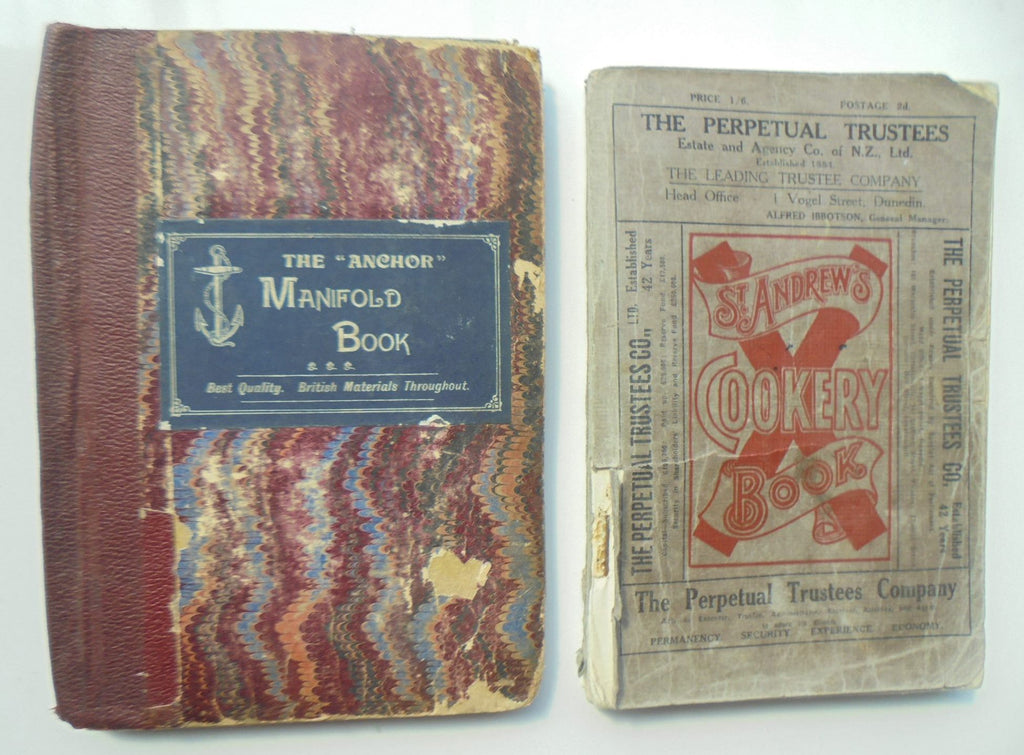 Two Vintage Cookery Books.