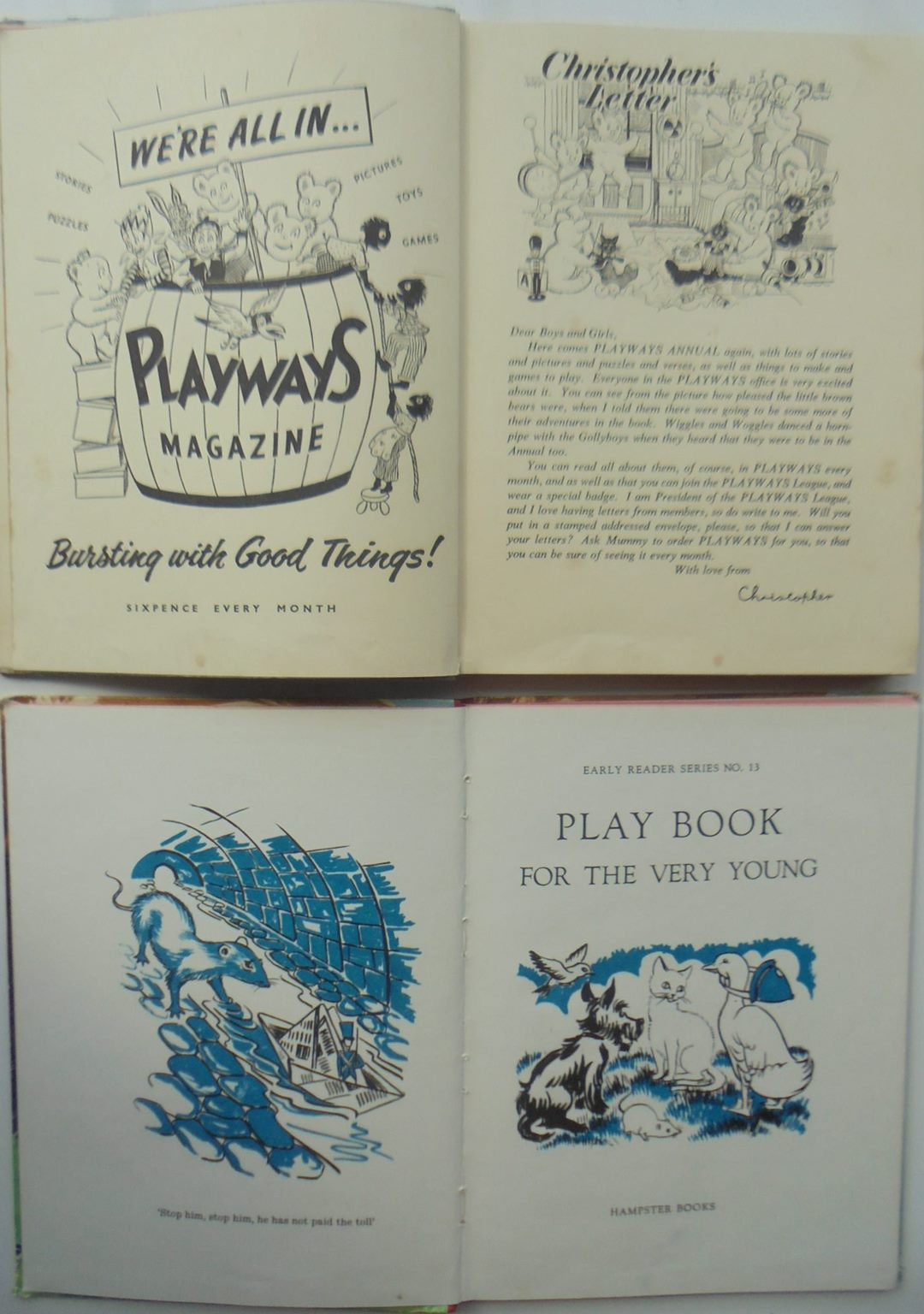 Vintage Childrens Books. (twelve books). Free postage