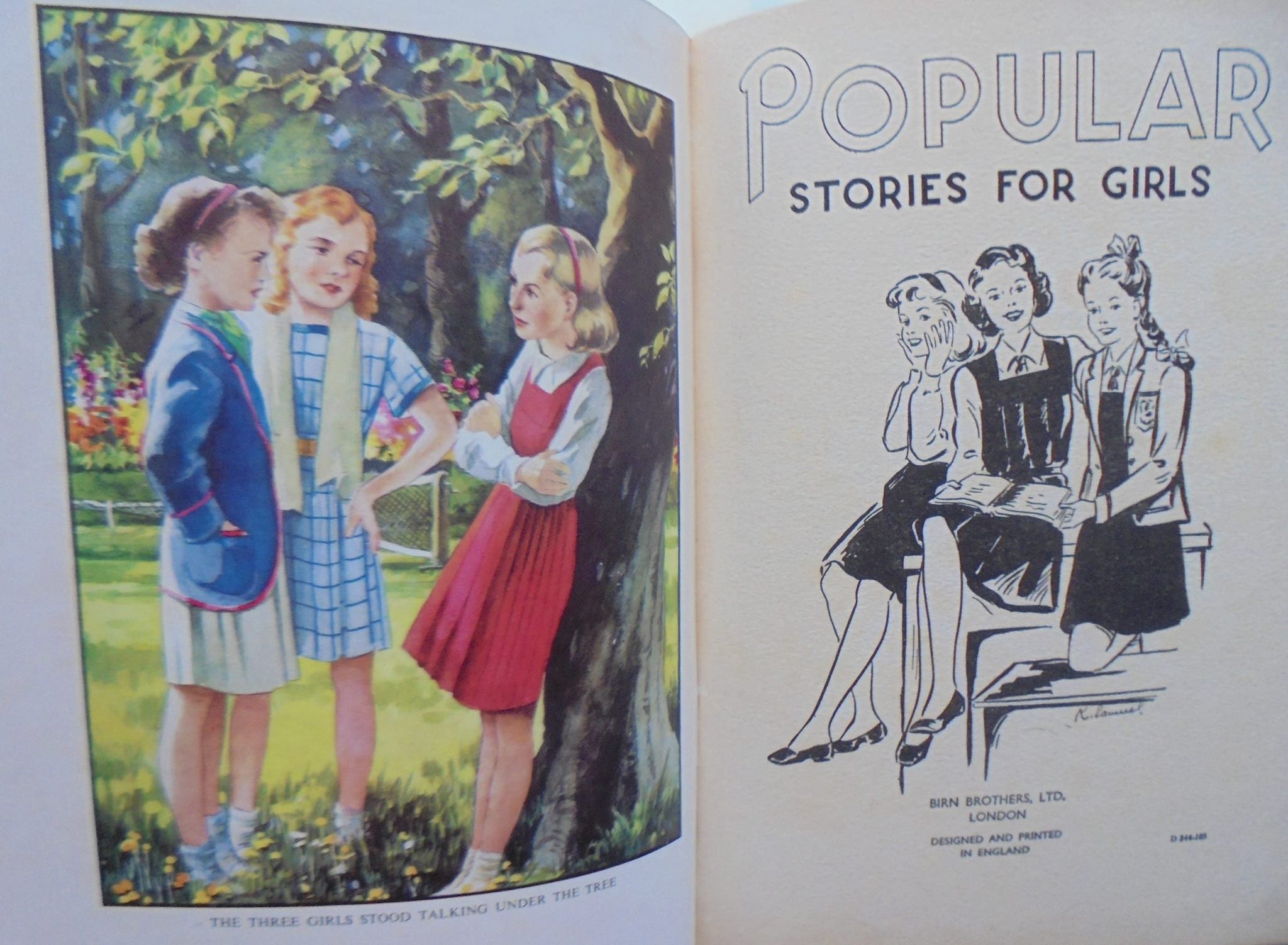 Vintage Annuals for girls. (four books) free postage