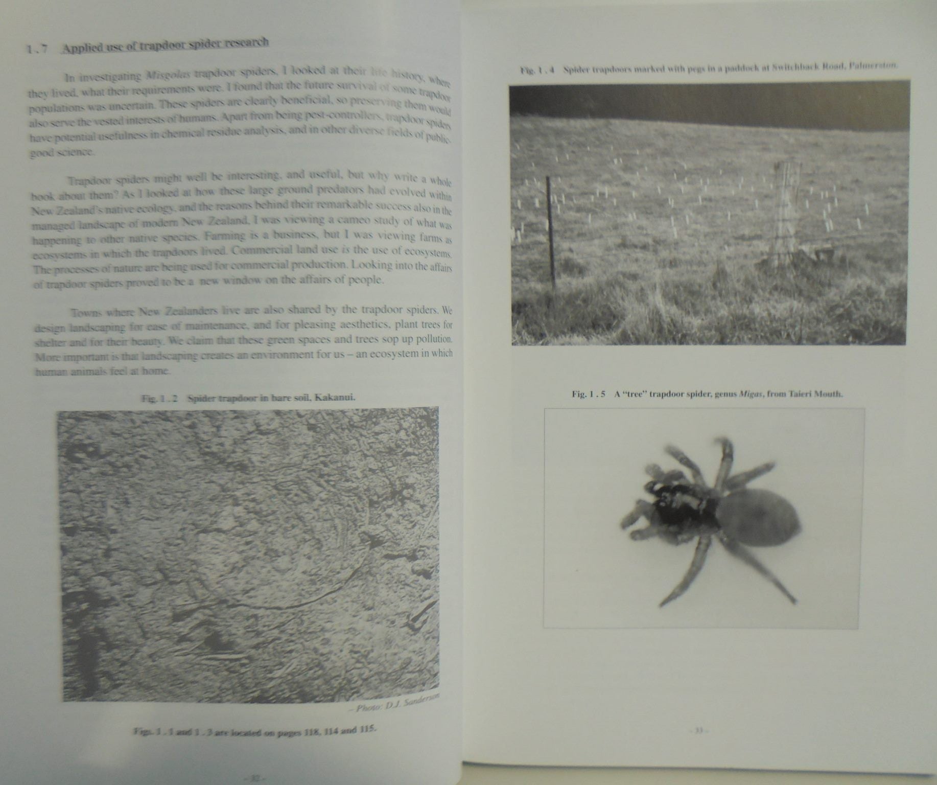 The Minefield Spiders: Using New Zealand giant trapdoor spiders for pest control in grasslands By Lindsay L. Irish