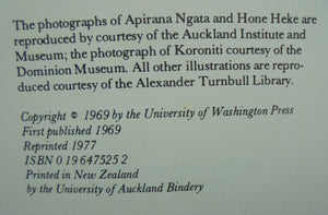 Politics of the New Zealand Maori. Protest and cooperation, 1891-1909. By John Adrian Williams.