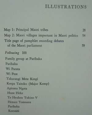 Politics of the New Zealand Maori. Protest and cooperation, 1891-1909. By John Adrian Williams.