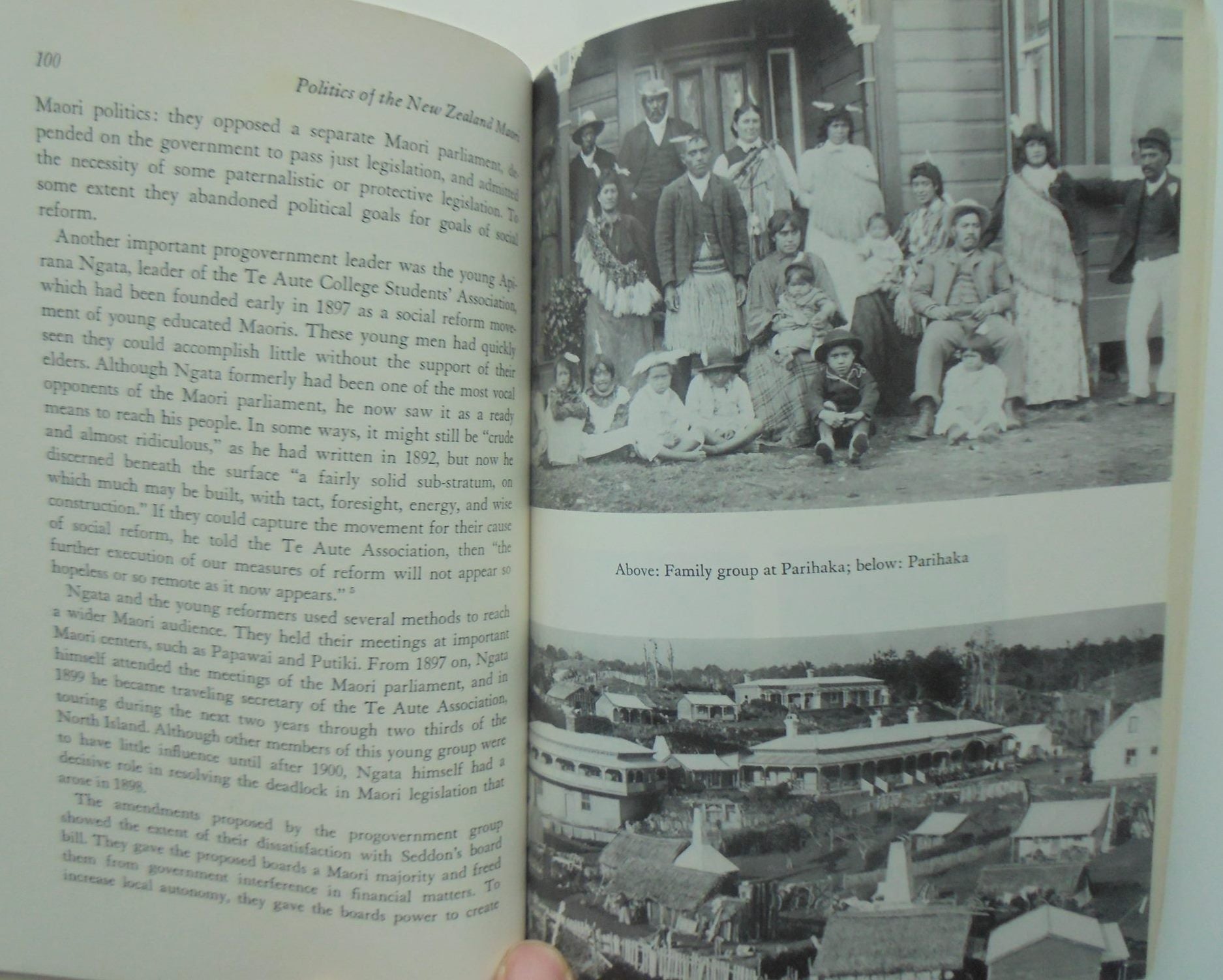 Politics of the New Zealand Maori. Protest and cooperation, 1891-1909. By John Adrian Williams.