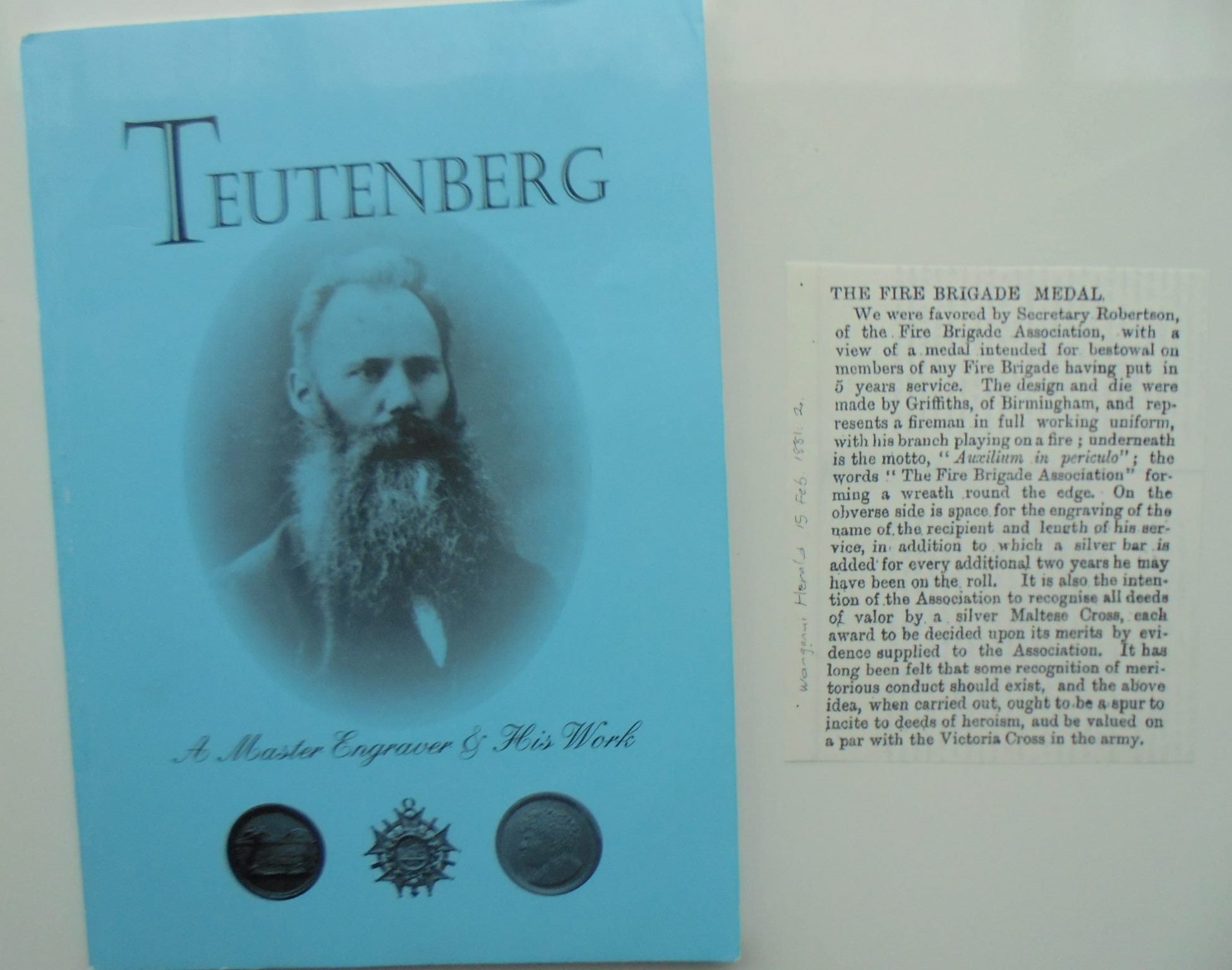 Teutenberg. A Master Engraver and his Work. by John Cresswell & James Duncan. SIGNED BY JAMES DUNCAN.