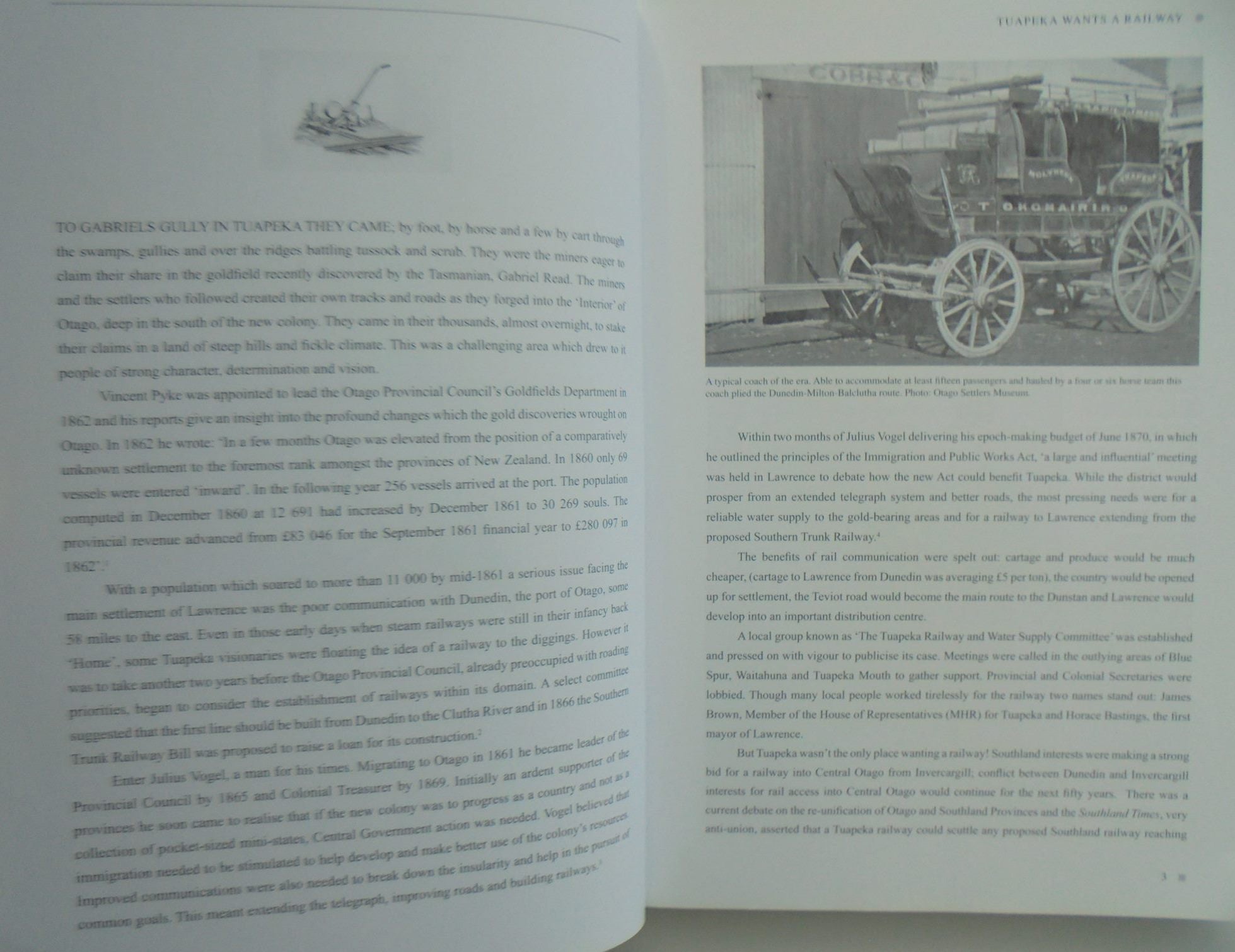 Rails to Roxburgh The Story of a Provincial Railway By W. J. Cowan.