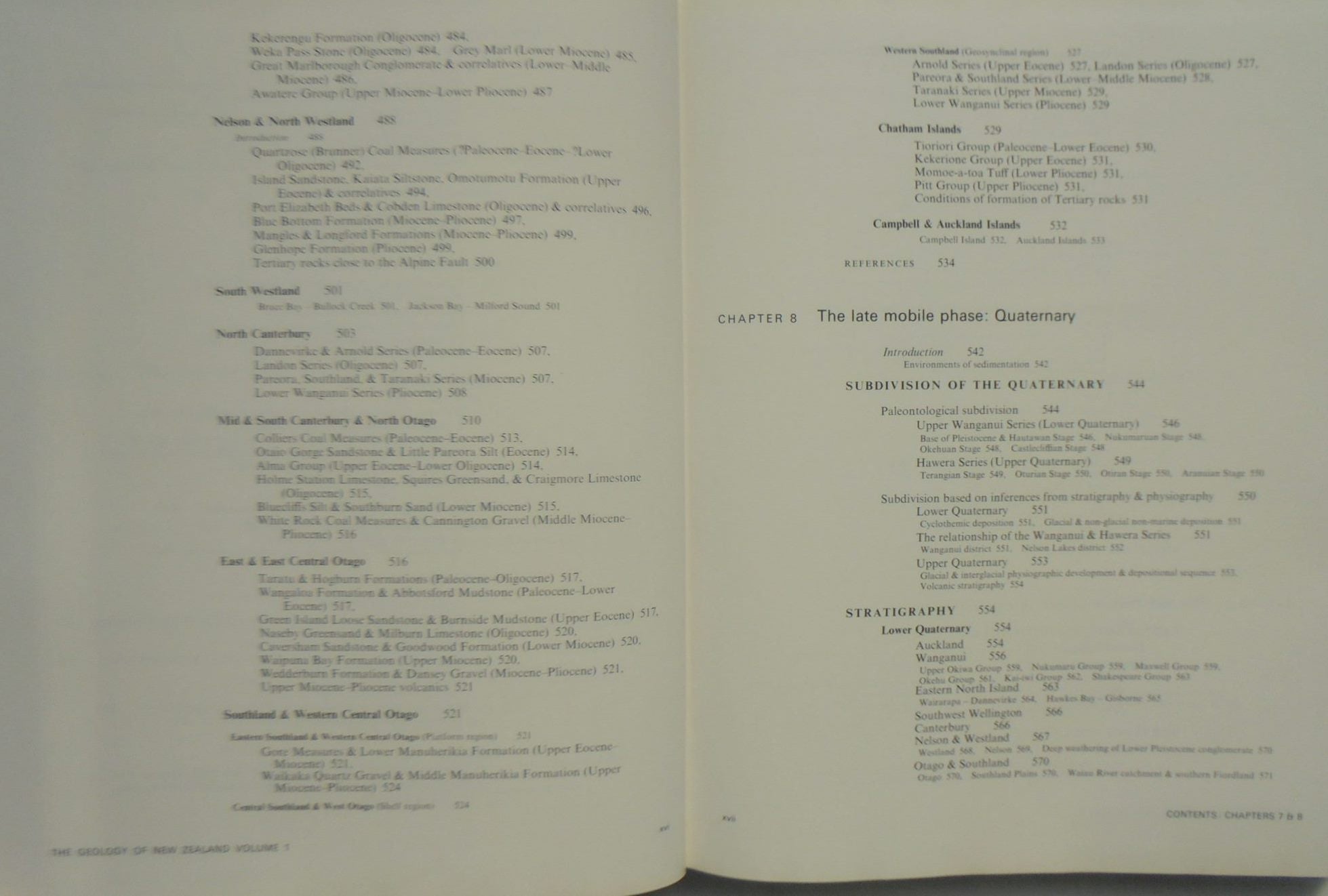 The Geology of New Zealand. 2 Volume set. BY R. P. Suggate and Graeme R. Stevens and M. T. Te Punga.