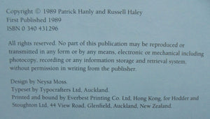 Hanly: A New Zealand Artist. SIGNED BY AUTHOR Russell Haley.