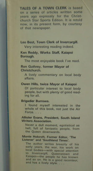 Tales of a Town Clerk by C. W. D. Hodgson SIGNED BY AUTHOR FIRST EDITION.