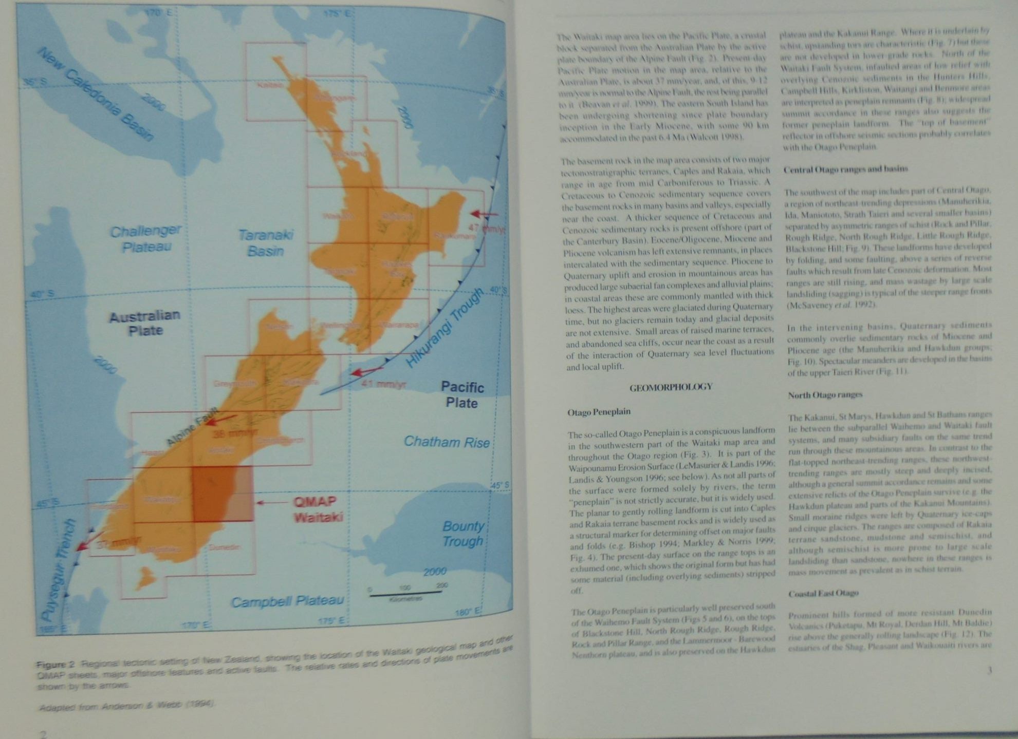 Geology of the Waitaki Area: Scale 1:250 000 by Forsyth. P. J.