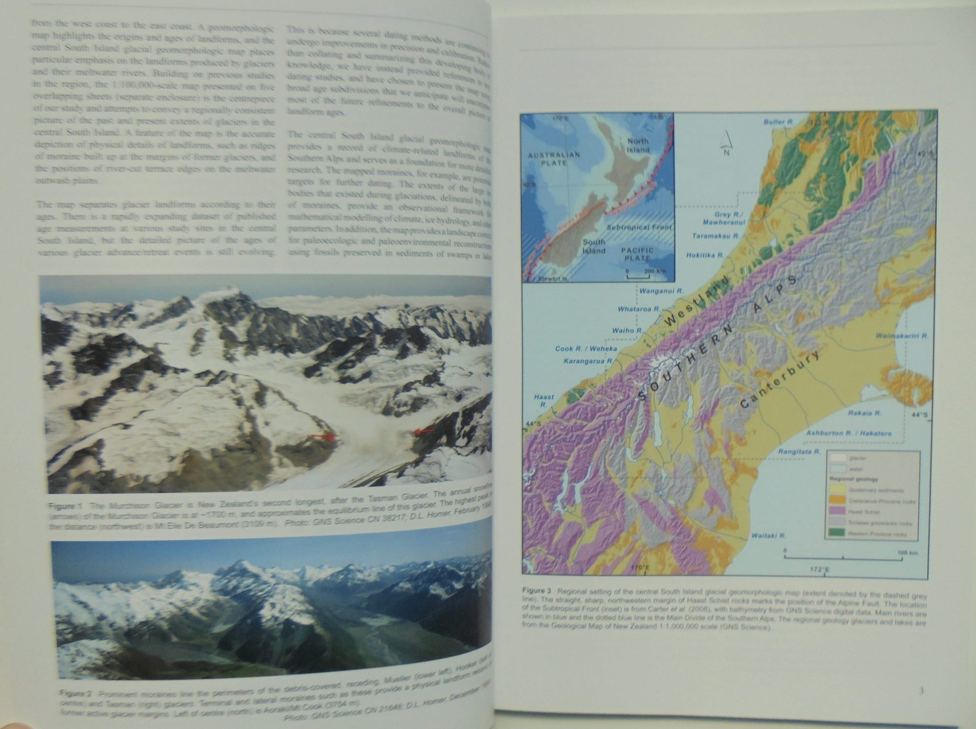 Glacial Geomorphology of the Central South Island, New Zealand By Barrell, D. J. A. By Andersen, B. G. By Denton, G. H.