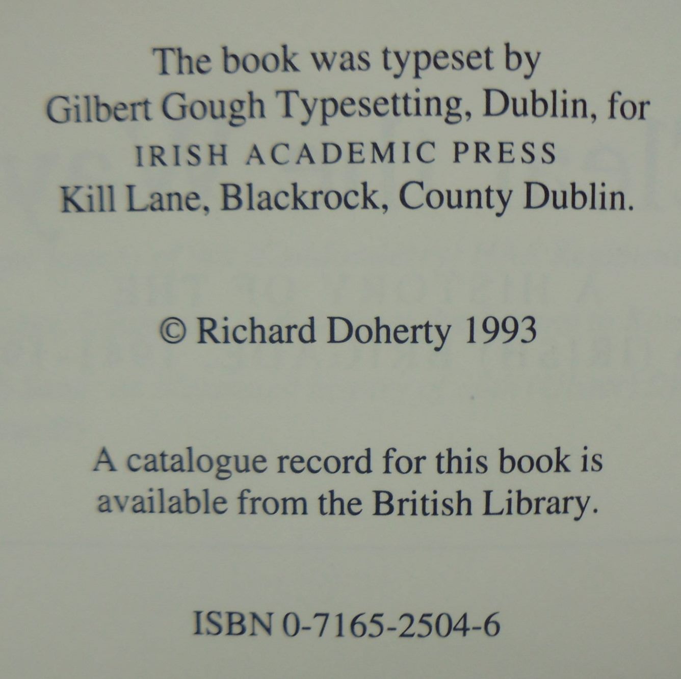 Clear the Way!: A History of the 38th (Irish) Brigade, 1941-1947 by Richard Doherty.