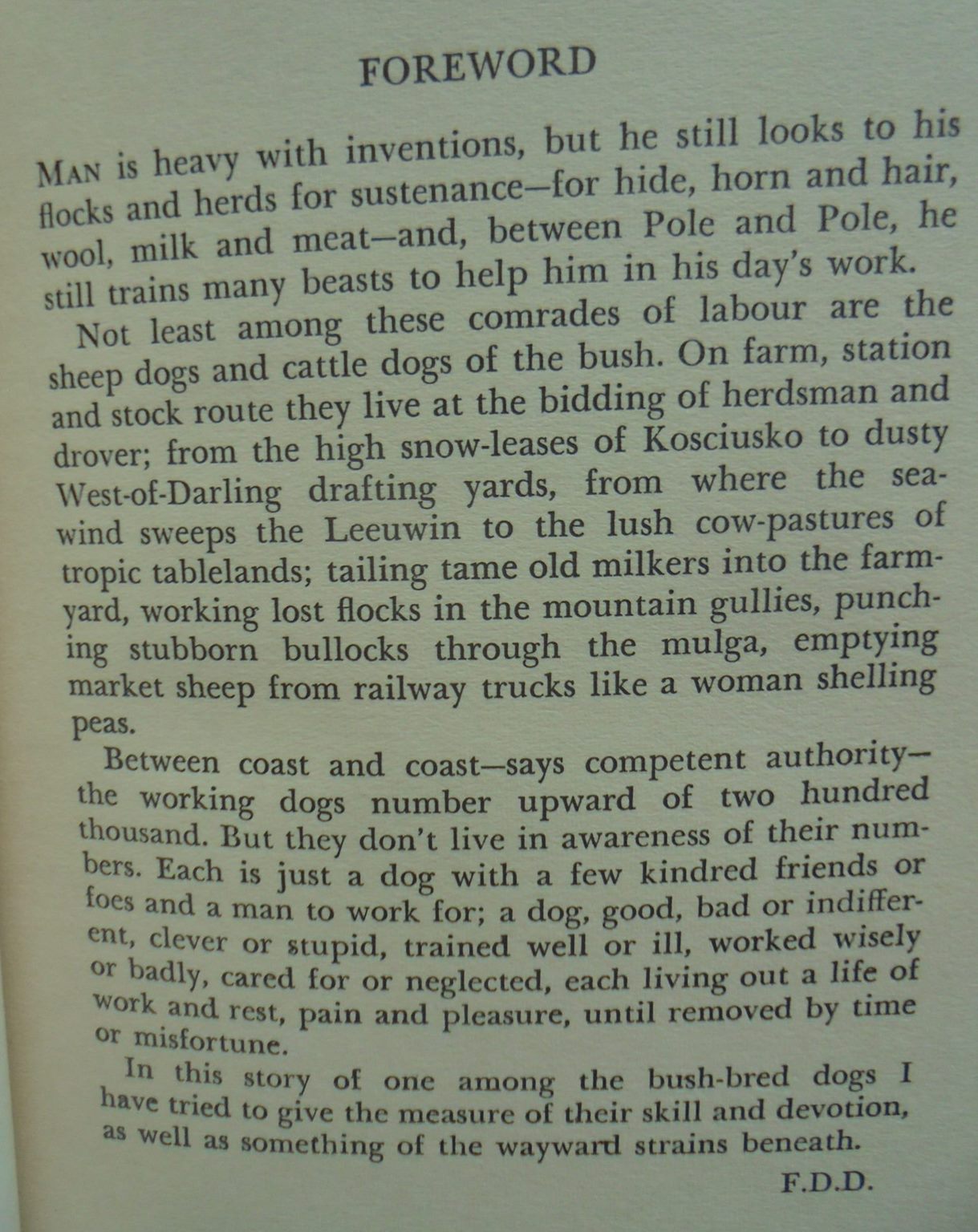 Dusty A Dog of the Sheep Country By Frank Dalby Davison (1947)