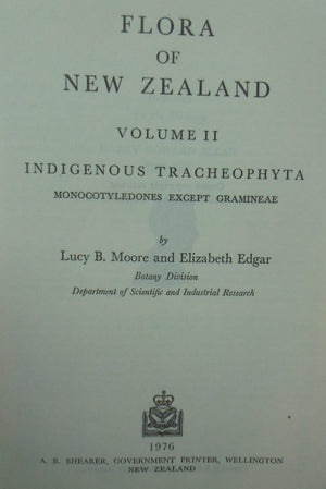 Flora of New Zealand: Indigenous Monocots except Grasses Vol 2