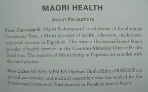 Maori Health. By Caccioppoli, Peter Caccioppoli, Rhys Cullen.