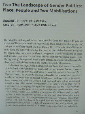 Sites of Gender Men, Women and Modernity in Southern Dunedin 1890-1939 By SIGNED BY Barbara Brookes